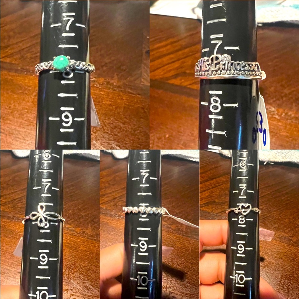 Rings size 8-9